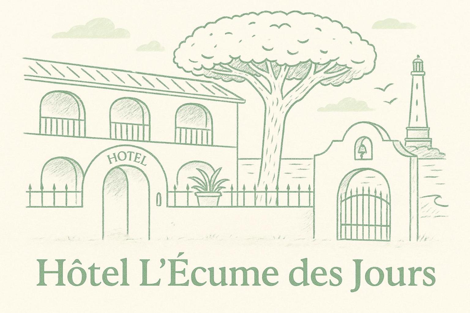 Hotel L'Ecume Des Jours Soulac-sur-Mer Exterior foto